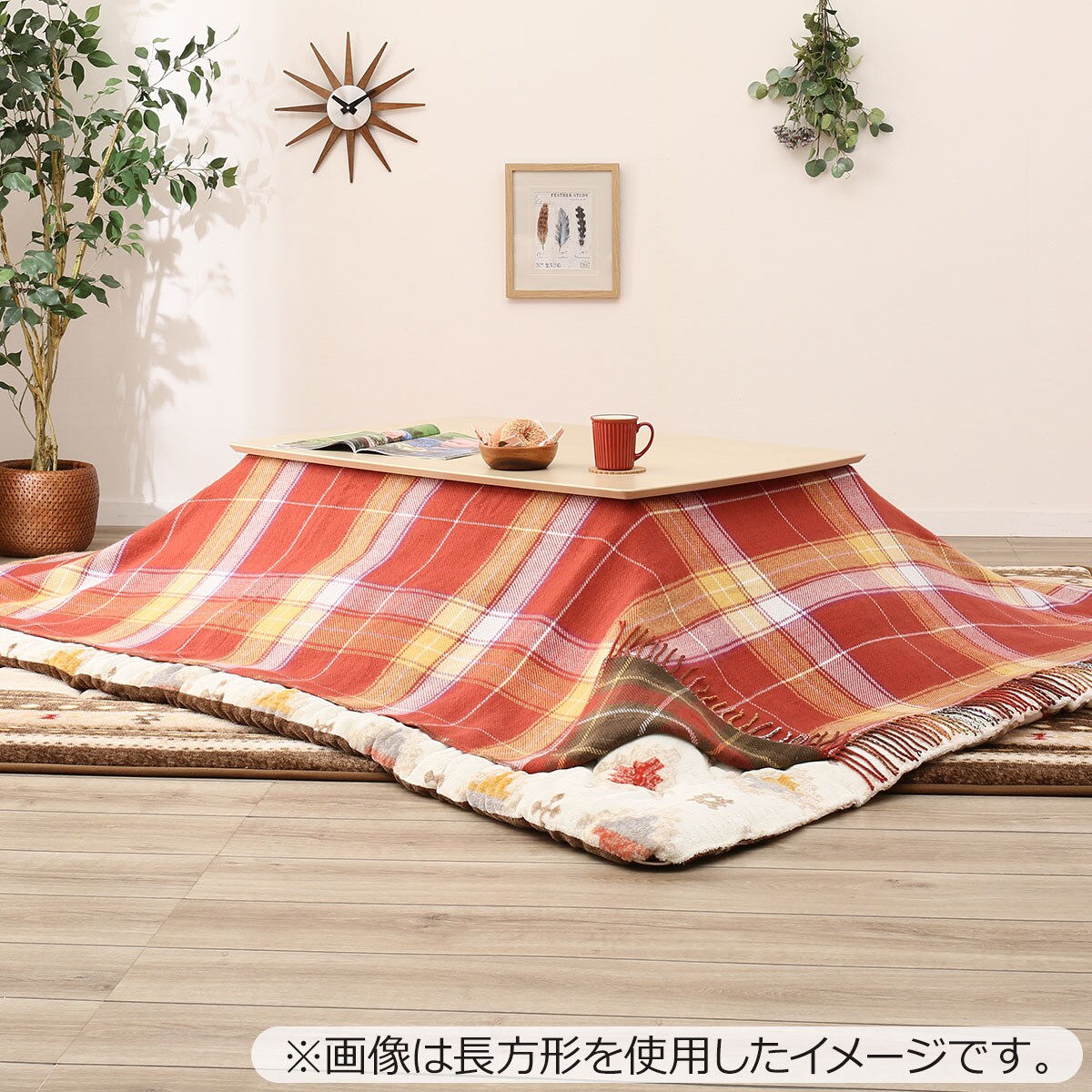 こたつ上掛け 長方形 サキゾメq Nv チョウ 通販 ニトリネット 公式 家具 インテリア通販