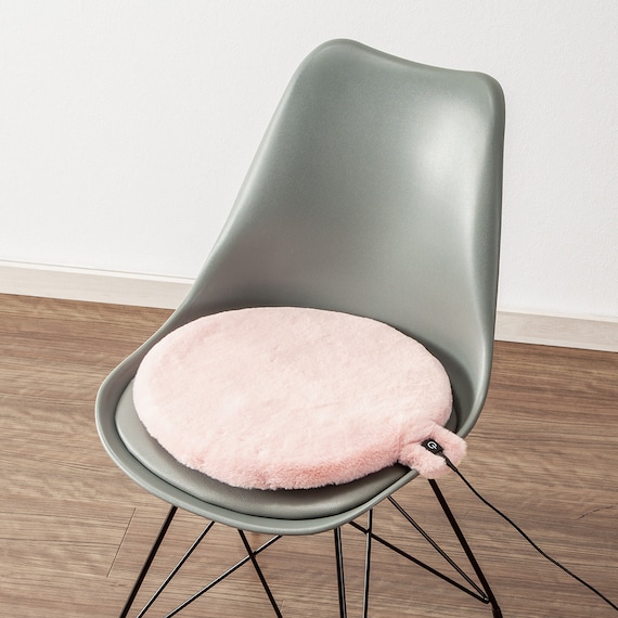 USB給電ヒーター付き円形ホットシートクッション(HS02RO) 2枚目画像