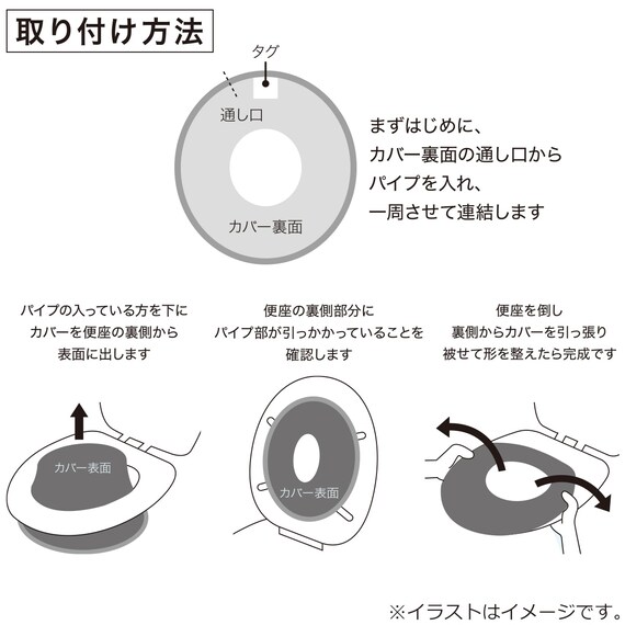 O型用便座カバー(チャオ TBL) 4枚目画像