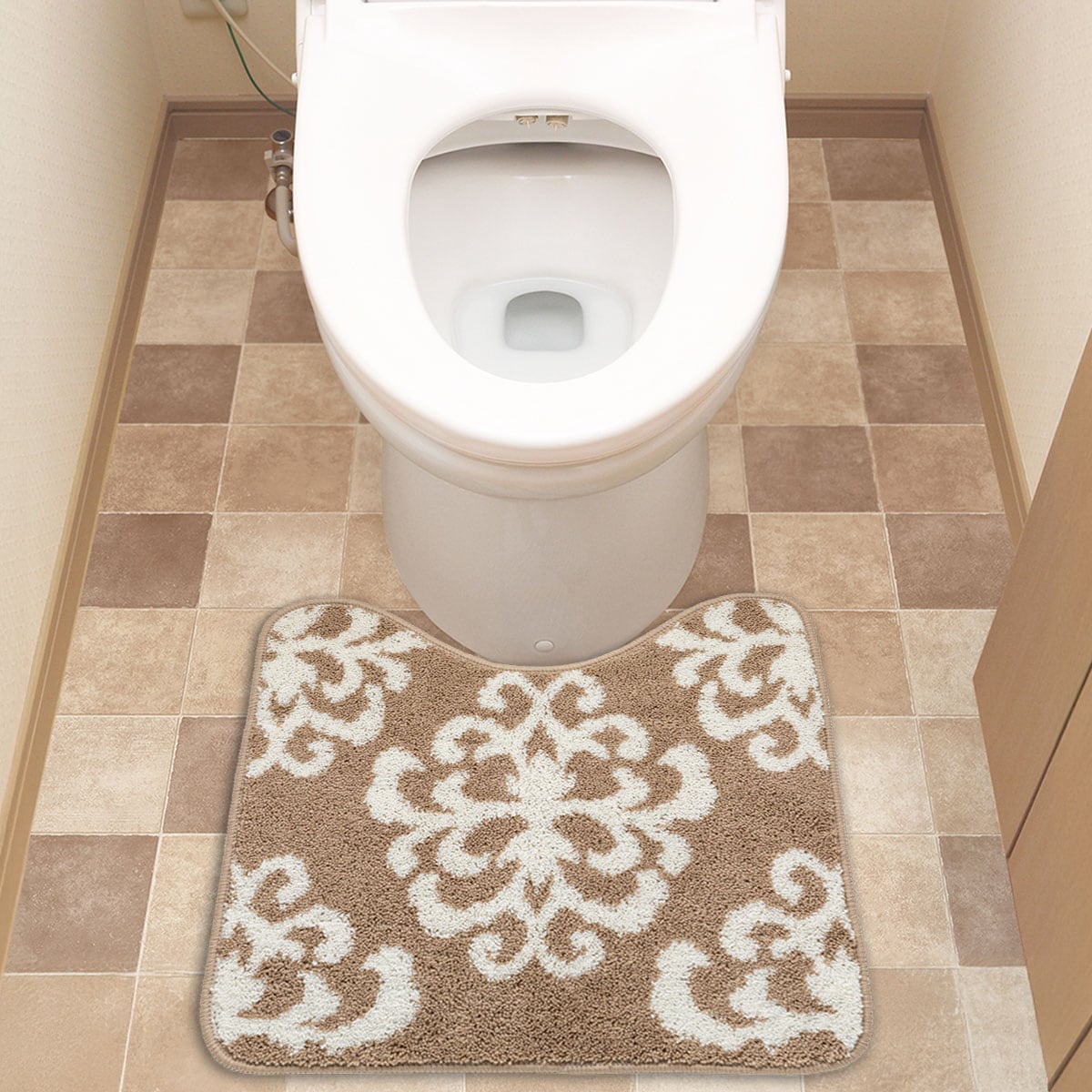 トイレ用吸水滑り止めマットぬいぐるみ便座3点セット トイレ用吸水滑り止めマットぬいぐるみ便座3点セット 可愛い トイレ