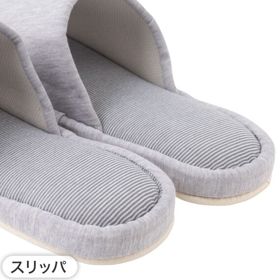 【4点セット】トイレマット+洗えるスリッパ+洗浄・暖房便座用 ふたカバー+ホルダーカバー(グレー) 15枚目画像