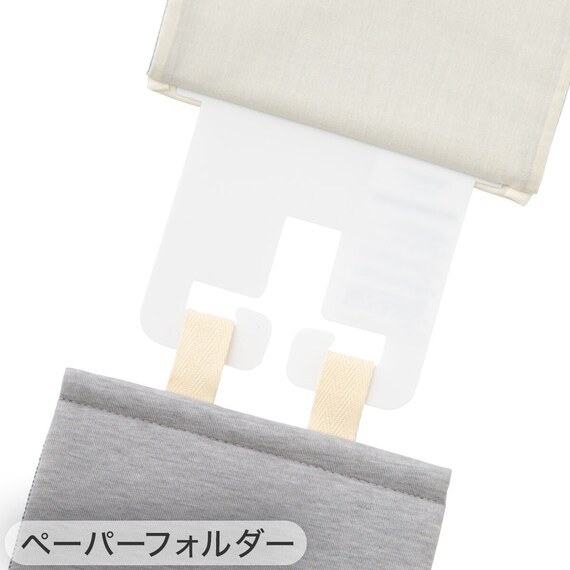 【4点セット】円形トイレマット+洗えるスリッパ+洗浄・暖房便座用 ふたカバー+ホルダーカバー(グレー) 20枚目画像