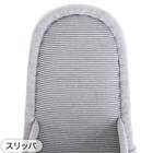 【3点セット】円形トイレマット+洗えるスリッパ+洗浄・暖房便座用 ふたカバー(グレー) 10枚目画像