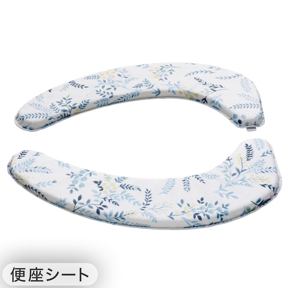 【2点セット】吸着便座シート+拭けるトイレマット(コバナ HO11) 3枚目画像