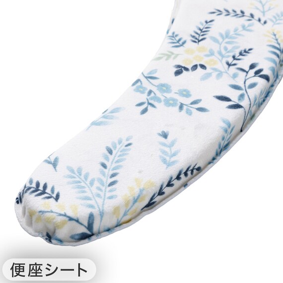 【2点セット】吸着便座シート+拭けるトイレマット(コバナ HO11) 5枚目画像