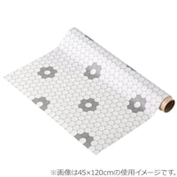 貼ってはがせる フロアシート(ヘキサゴン 45X240)