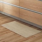 拭けるキッチン用クッションフロアマット(NマルブルBE 45X120) 1枚目画像