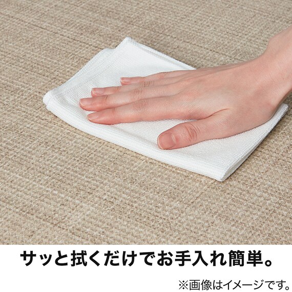 拭けるキッチン用クッションフロアマット(チェックN45X180NA01) 6枚目画像