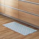 拭けるキッチン用クッションフロアマット(タイル3 45X120NA01) 1枚目画像
