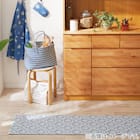 拭けるキッチン用クッションフロアマット(タイル3 45X120NA01) 4枚目画像