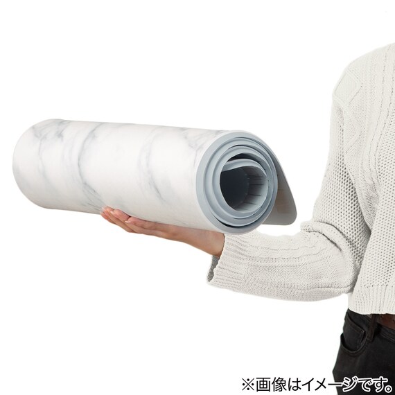 キッチン用 超軽量クッションフロアマット 大理石柄(MA 45X240 NE01) 10枚目画像