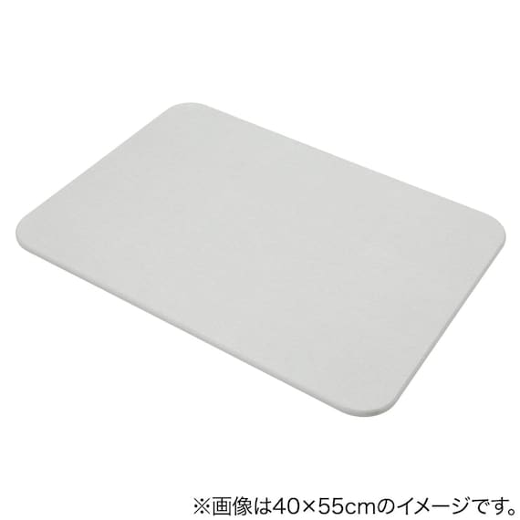 珪藻土マット(カイテキサラサラ LGY 29X39) 1枚目画像