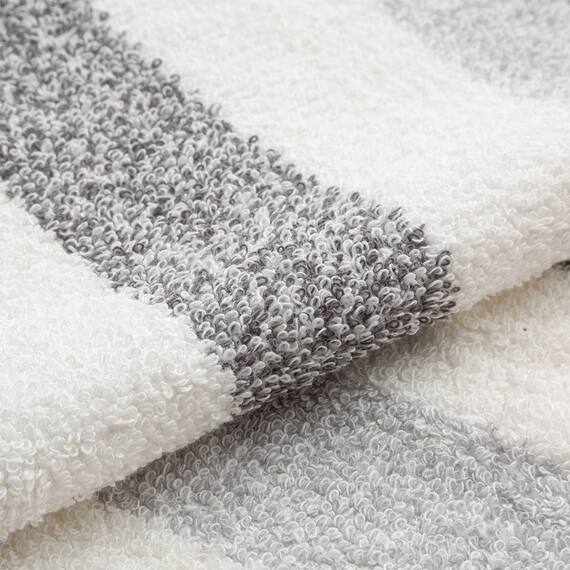 ベーシックな抗菌防臭 フェイスタオル(PM001 33x80 GY) 4枚目画像