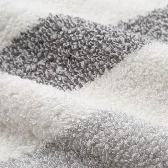 ベーシックな抗菌防臭 フェイスタオル(PM001 33x80 GY) 6枚目画像