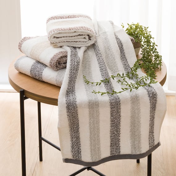 ベーシックな抗菌防臭 フェイスタオル(PM001 33x80 GY) 10枚目画像