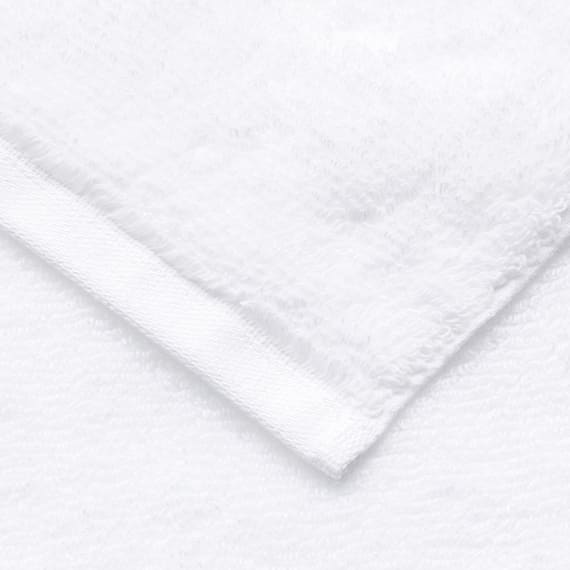 3枚セット 吸水力抜群スーパーロングパイル フェイスタオル ホワイト SH01 6枚目画像