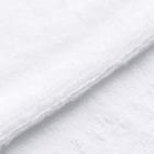 3枚セット 吸水力抜群スーパーロングパイル フェイスタオル ホワイト SH01 7枚目画像