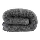 【2枚セット】ベーシックな抗菌防臭 スリムバスタオル(WS001 33x120 ダークグレー) 3枚目画像