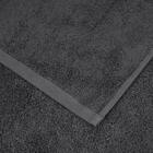 【2枚セット】ベーシックな抗菌防臭 スリムバスタオル(WS001 33x120 ダークグレー) 4枚目画像