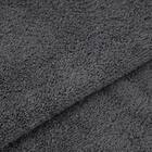 【2枚セット】ベーシックな抗菌防臭 スリムバスタオル(WS001 33x120 ダークグレー) 5枚目画像