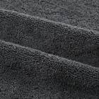 【2枚セット】ベーシックな抗菌防臭 スリムバスタオル(WS001 33x120 ダークグレー) 6枚目画像