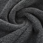 【2枚セット】ベーシックな抗菌防臭 スリムバスタオル(WS001 33x120 ダークグレー) 7枚目画像