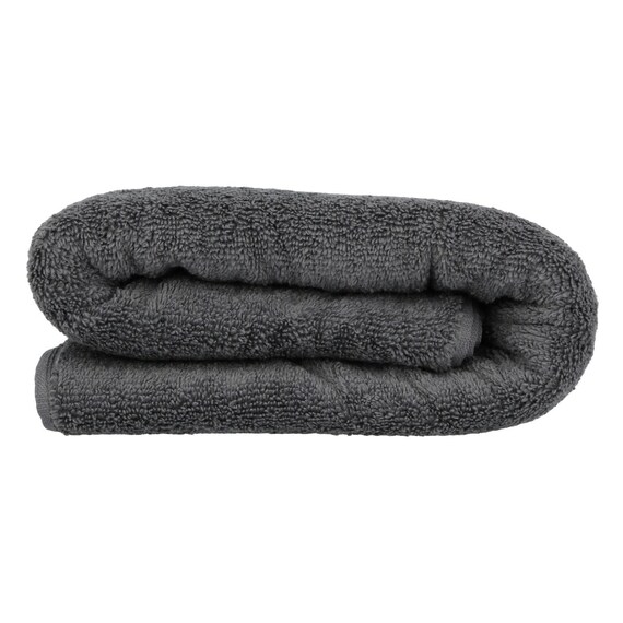 【2枚セット】ベーシックな抗菌防臭 大判バスタオル(WS001 70x140 ダークグレー) 3枚目画像