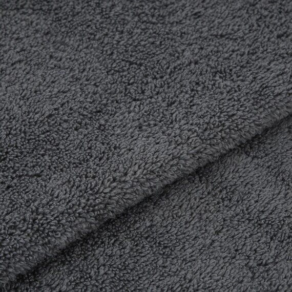 【2枚セット】ベーシックな抗菌防臭 大判バスタオル(WS001 70x140 ダークグレー) 5枚目画像