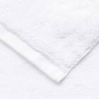 【2枚セット】吸水力抜群スーパーロングパイル スリムバスタオル SH01(WH) 6枚目画像