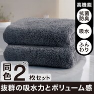 バスタオル 2枚セット(60x120 SH01)【期間限定価格:11/26~1/5まで】