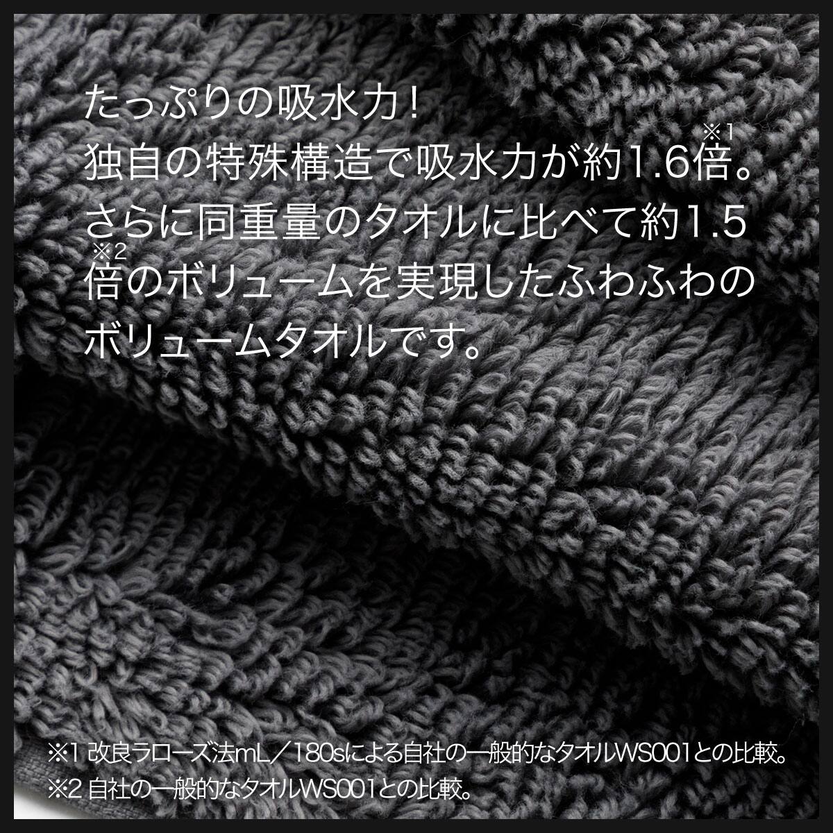2枚セット】吸水力抜群スーパーロングパイル 大判バスタオル SH01
