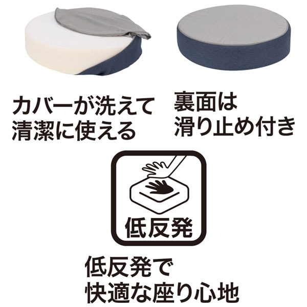 あぐらもかける厚型フロアクッション(モノGY 40R)通販 | ニトリネット