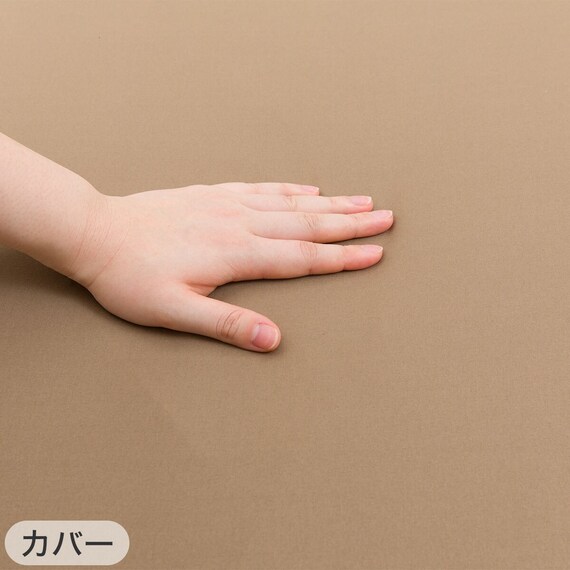 ロングフロアクッション 本体+専用カバー(PL001 BR) 18枚目画像