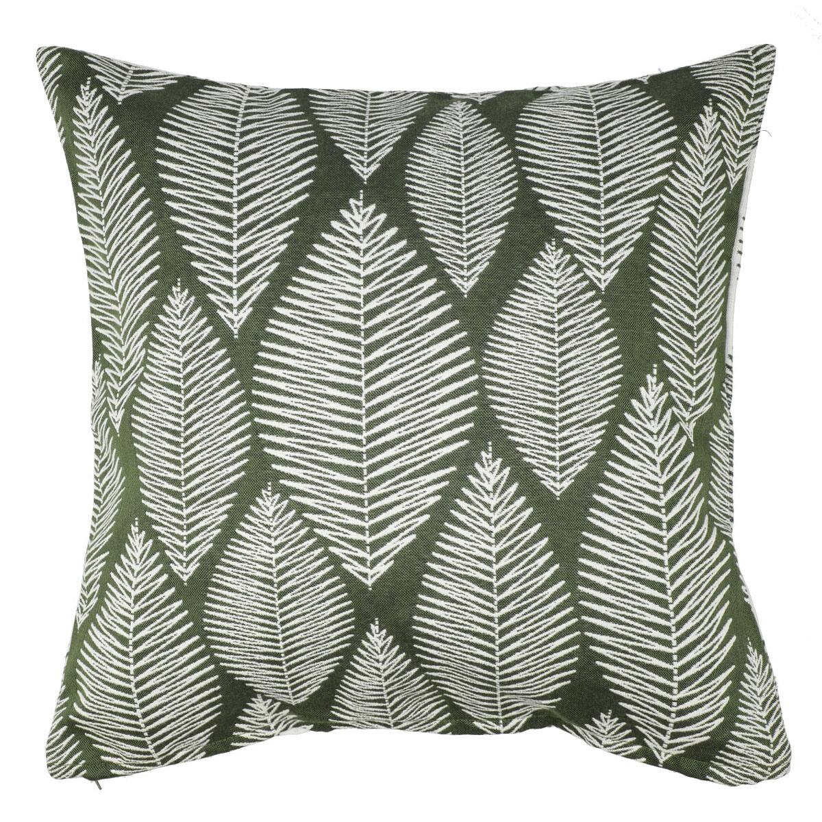 クッションカバー ジャガードリーフ 通販 ニトリネット 公式 家具 インテリア通販