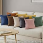 クッションカバー(シンプレイエロー 45×45cm) 2枚目画像