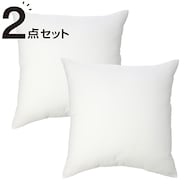 クッション 本体 2点セット(フンワリツツミコム2 45x45)