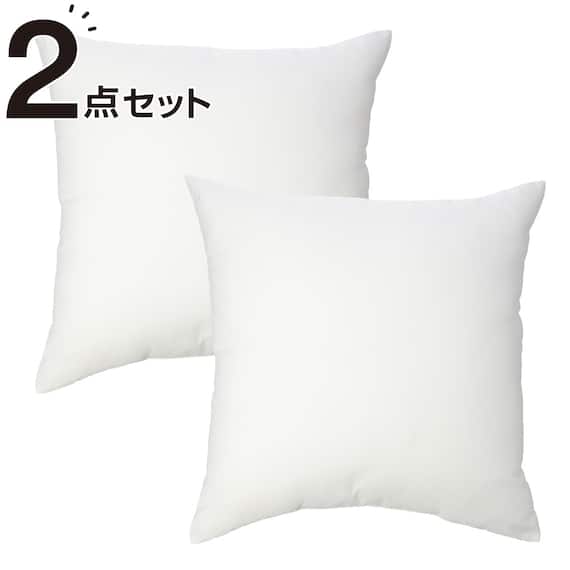 クッション 本体 2点セット(フンワリツツミコム2 45x45) 1枚目画像