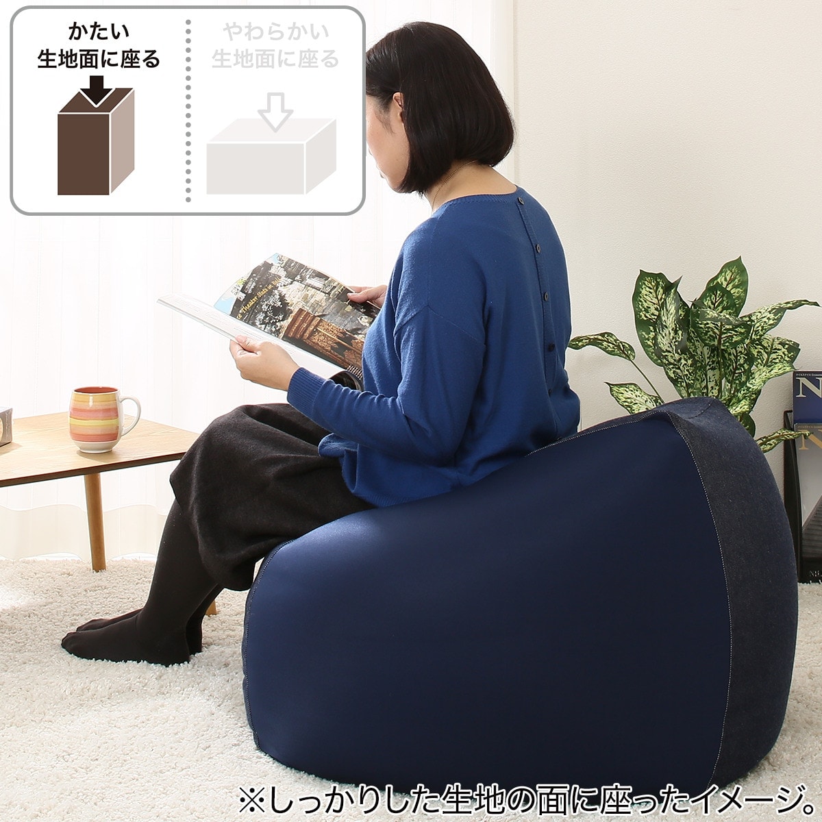ビーズソファ 本体＋カバーセット 大サイズ(ジェノア3)通販 | ニトリ 