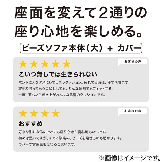 ビーズソファ 大 本体(BS-B01) 13枚目画像