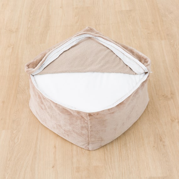 ビーズソファカバー 標準サイズ専用(Nウォーム2304 BE) 6枚目画像