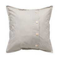 クッションカバー(ボタン BT2401 GY 45×45cm)