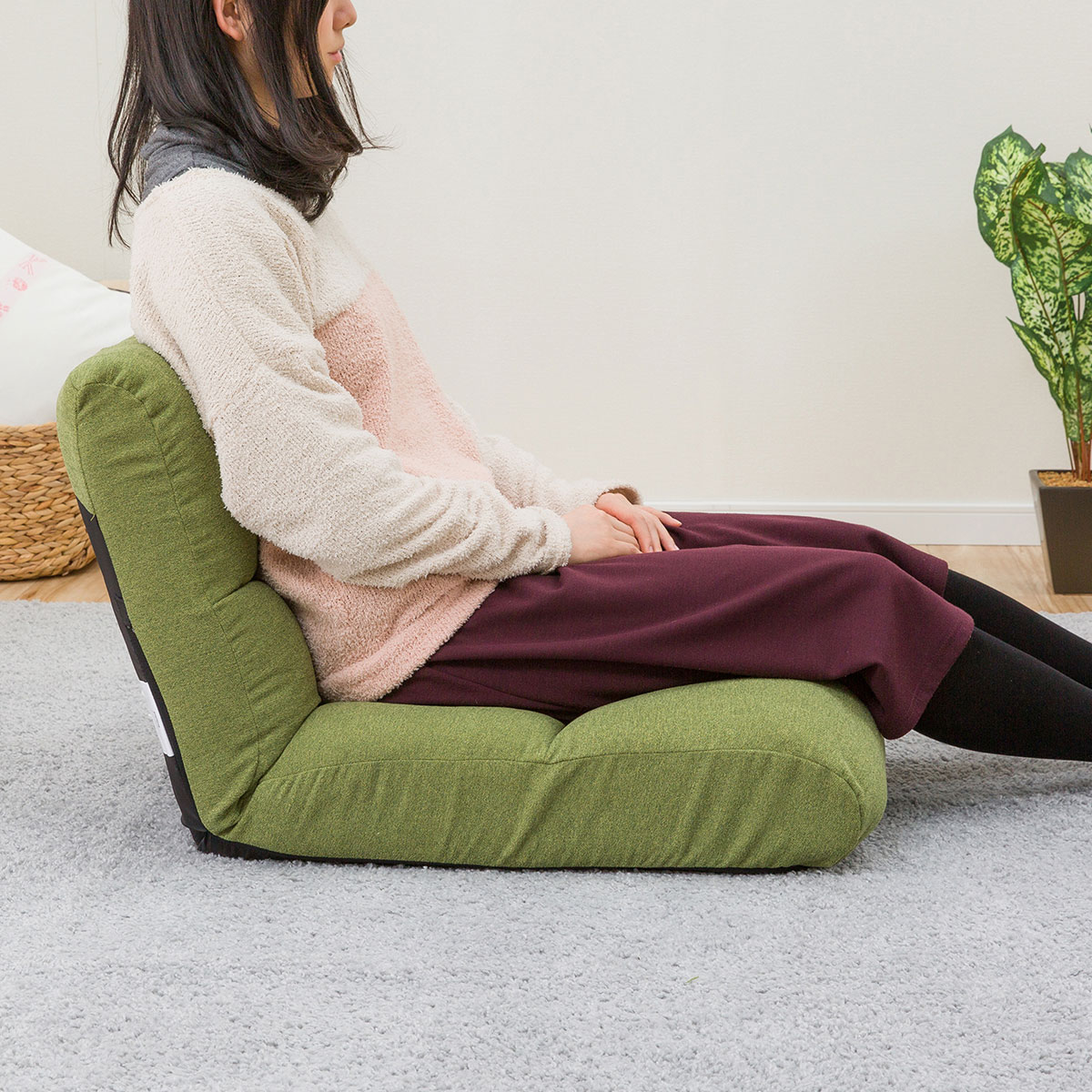 コンパクトつながるポケットコイル座椅子(クーンS YGR)通販 ニトリネット【公式】 家具・インテリア通販