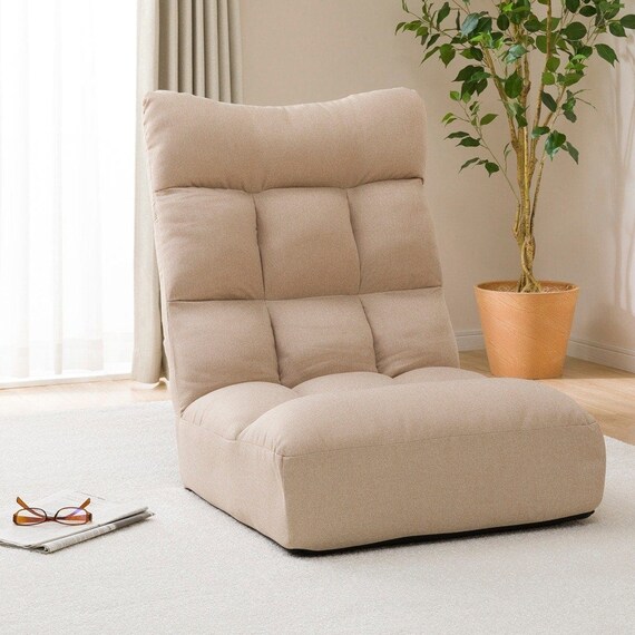 つながるハイバックポケットコイル座椅子(ロダトール ベージュ) 1枚目画像