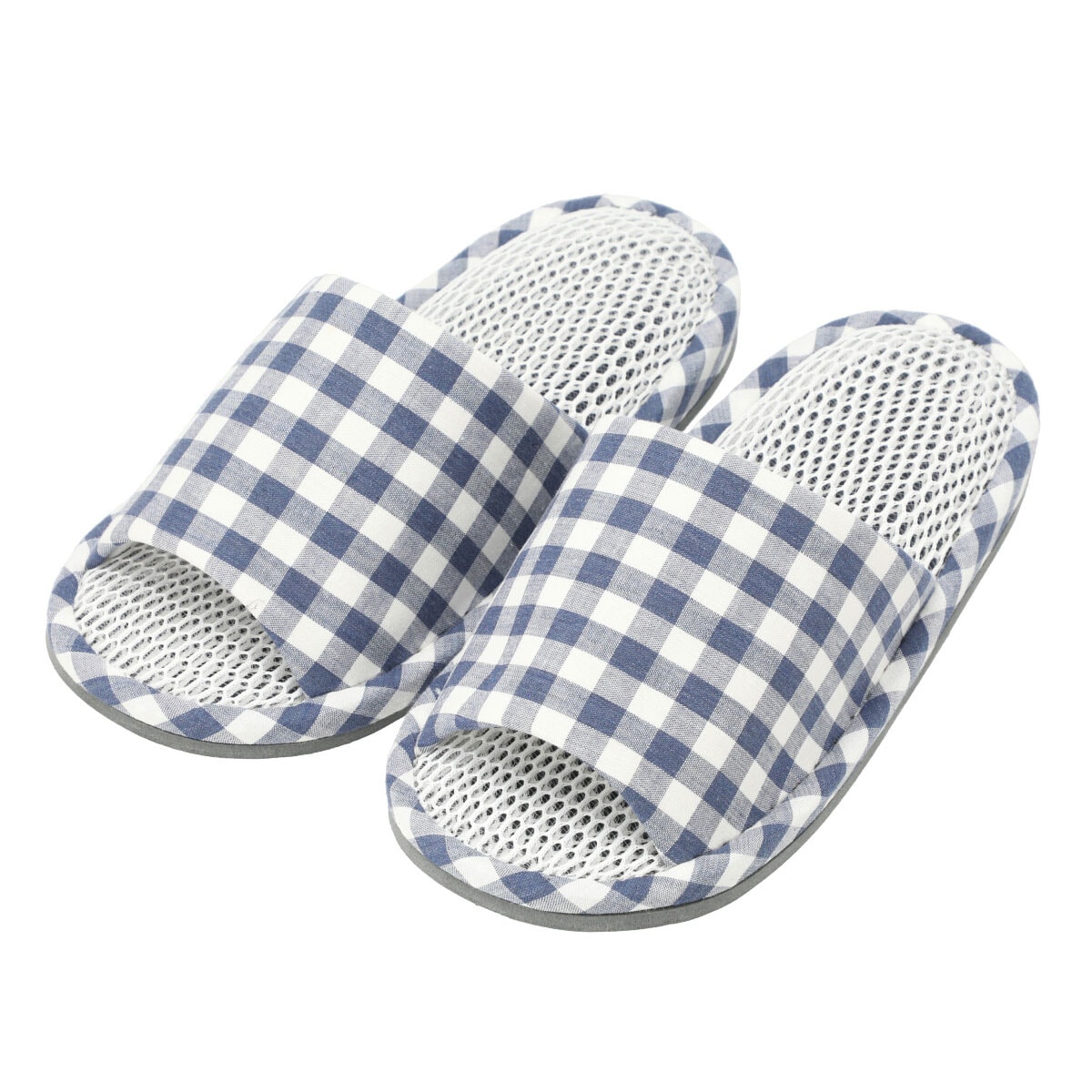 ルームサンダル メッシュo ギンガムre M 通販 ニトリネット 公式