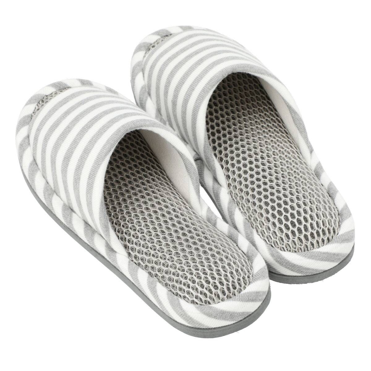 スリッパ メッシュ I ボーダー Gy L 通販 ニトリネット 公式 家具 インテリア通販