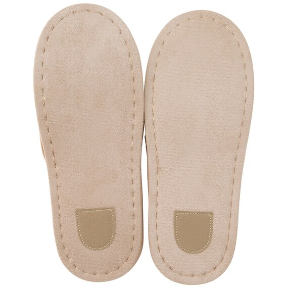 スリッパ 4点セット(リボタン2 BE F) 3枚目画像