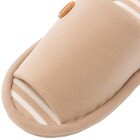 スリッパ 4点セット(リボタン2 BE F) 5枚目画像