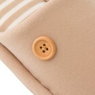 スリッパ 4点セット(リボタン2 BE F) 6枚目画像