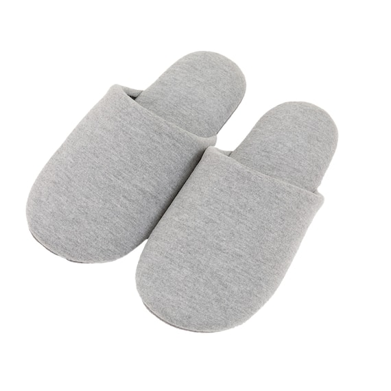 履き続けてもへたりにくい ソフトスリッパ(ソフトGY M) 1枚目画像