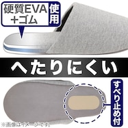 洗える 履き続けてもへたりにくい ソフトスリッパ(ソフト)